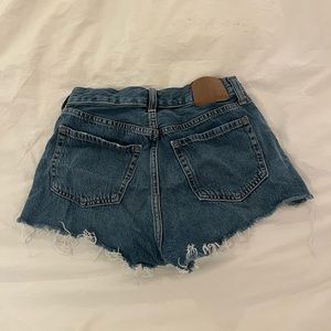 aeropostale ripped jean shorts